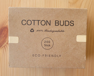 Mileau Market Biodegradable Cotton Bamboo Swabs (200pk) - 1660