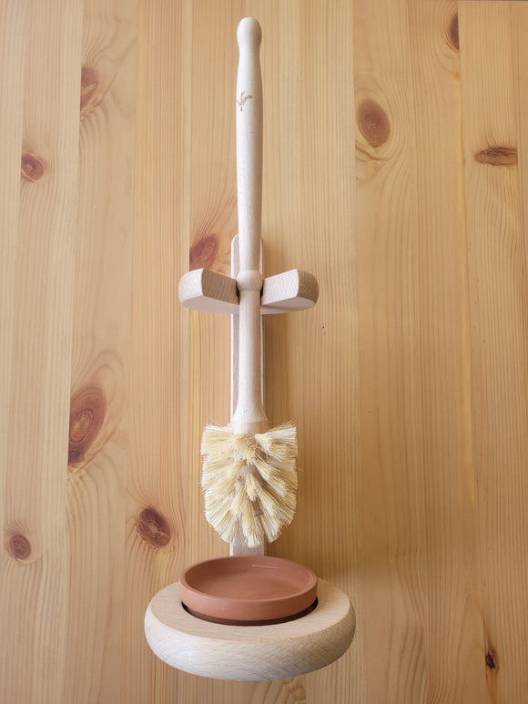 Mileau Market Bamboo Toilet Brush and Stand - 1650
