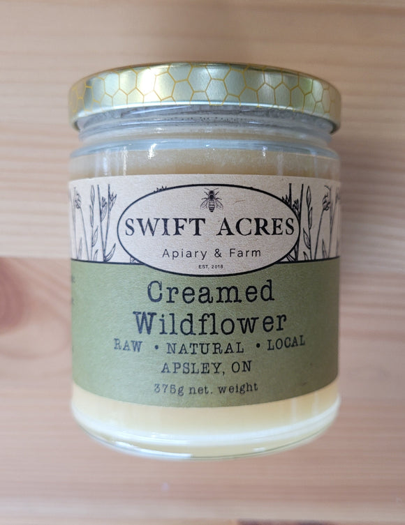 Swift Acres Creamed Wildflower Honey (500g) - 5857