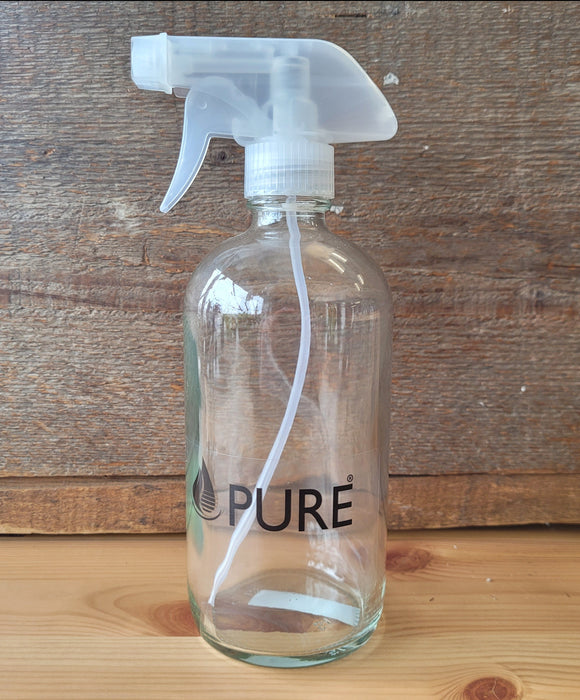 PURE 500 ml Glass Bottle with Sprayer - 1087