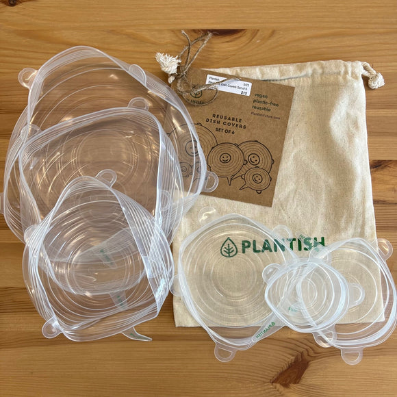 Reusable Dish Covers - 6 Pack