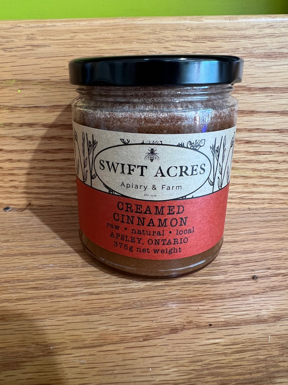 Cinnamon Creamed Honey - Swift Acres