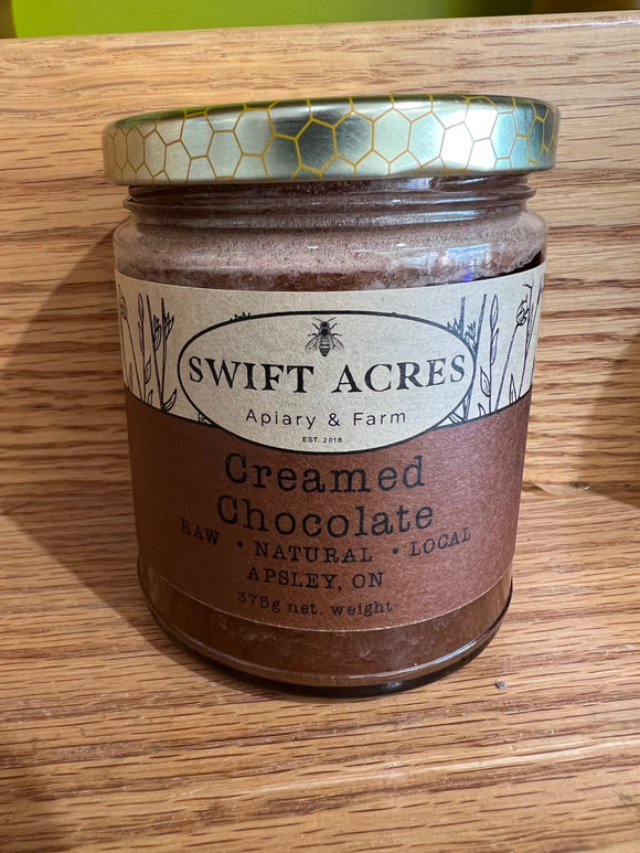 Chocolate Creamed Honey - Swift Acres